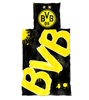 Borussia Dortmund - Bettwäsche Glow in the Dark (135x200cm)